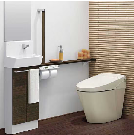 タンクレストイレ 自動開閉 水道直結