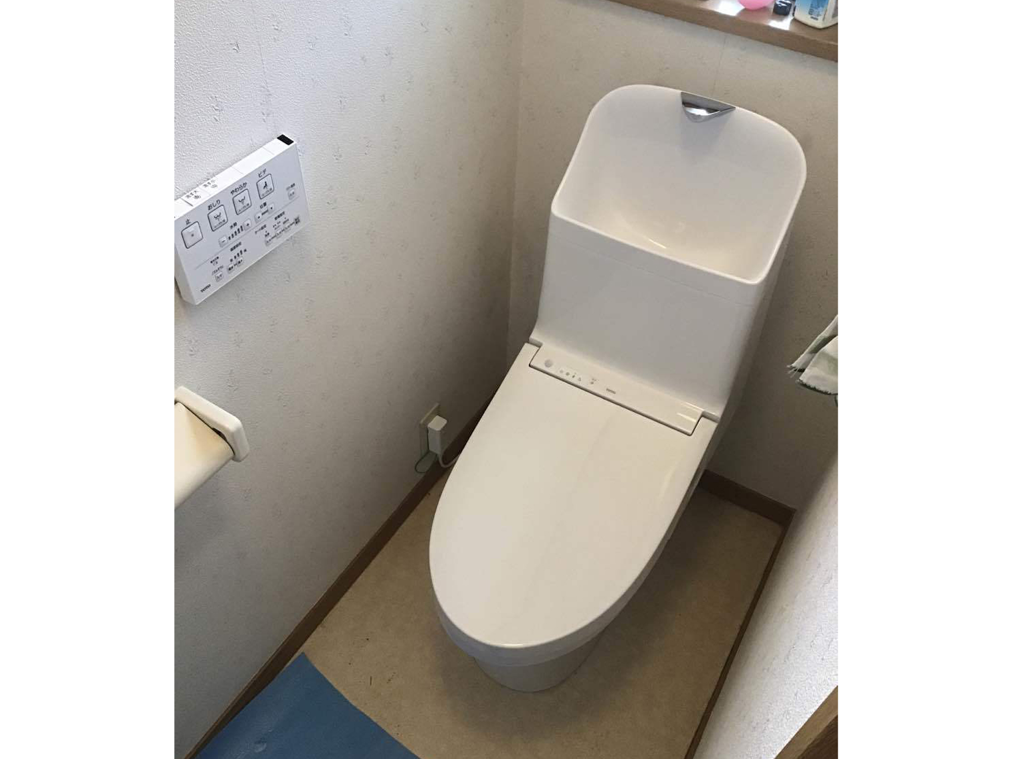 TOTO ZJ1 一体型トイレをお取替えしました 豊田市・安城市のリフォーム専門店｜オケゲン